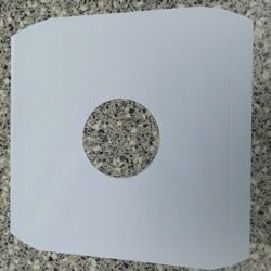 Vinyl Inner Sleeve - White Vinyl Inner Sleeve 12 Inch (1 Piece)