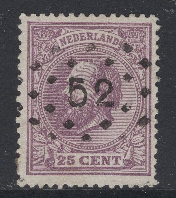 Puntstempel 52 op nvph 26