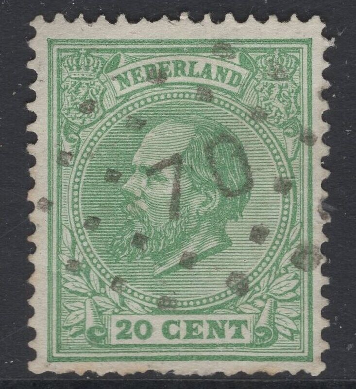 Puntstempel 70 op nvph 24