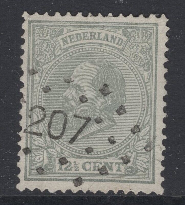 Puntstempel 207 op nvph 22H