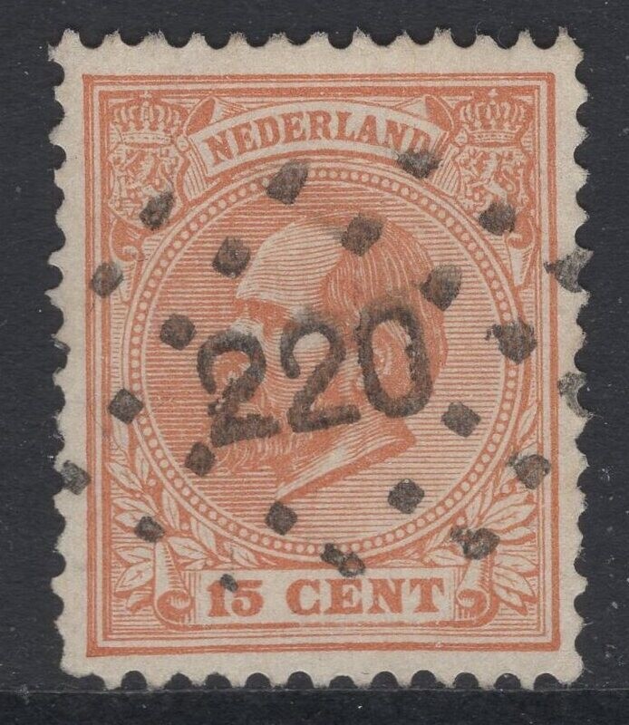 Puntstempel 220 op nvph 23H