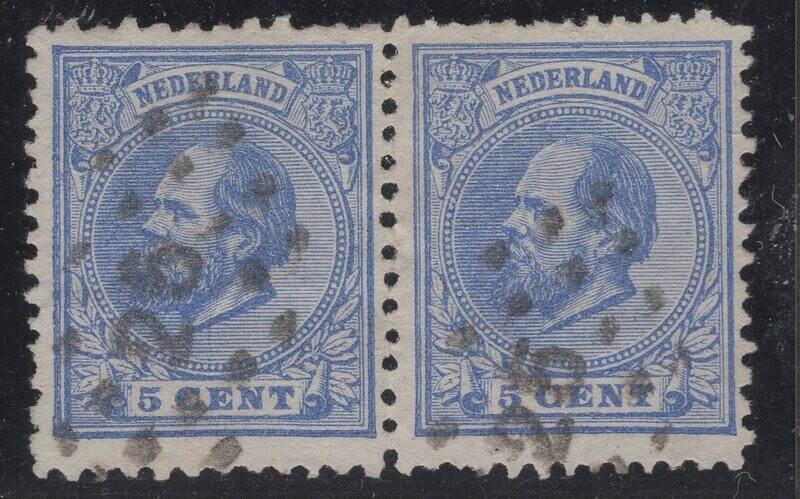 Nvph 19 J+H combinatietanding. Pst 25 (Dirksland)