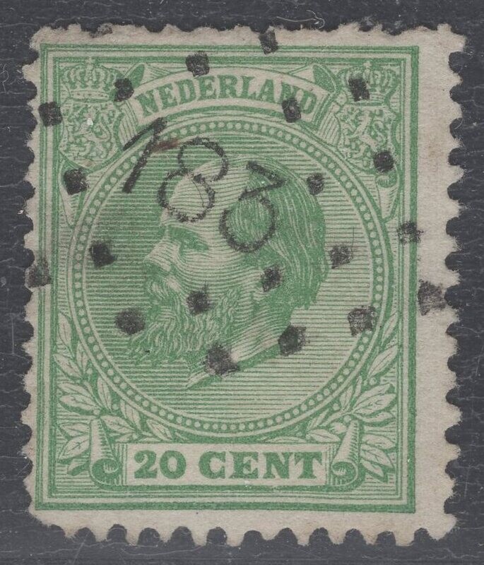 Puntstempel 183 op nvph 24