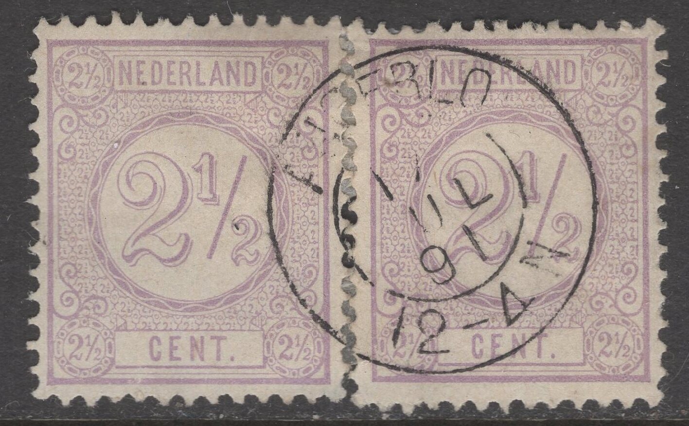 Angerlo op nvph 33 in semi paar
