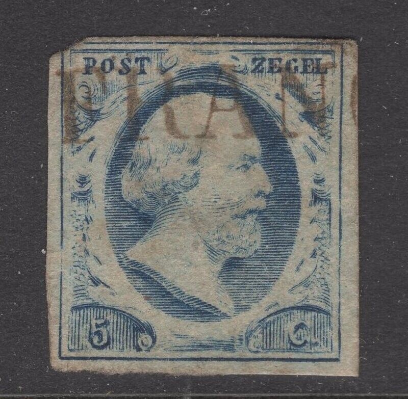 Nvph 1 met FRANCO stempel - Deens model
