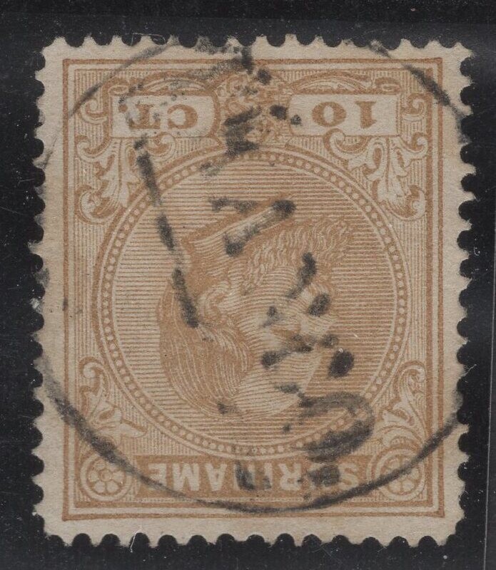 Nvph 6B met Franco kastje als correctie stempel !