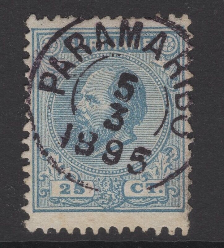 Kleinrond Paramaribo op nvph 10a