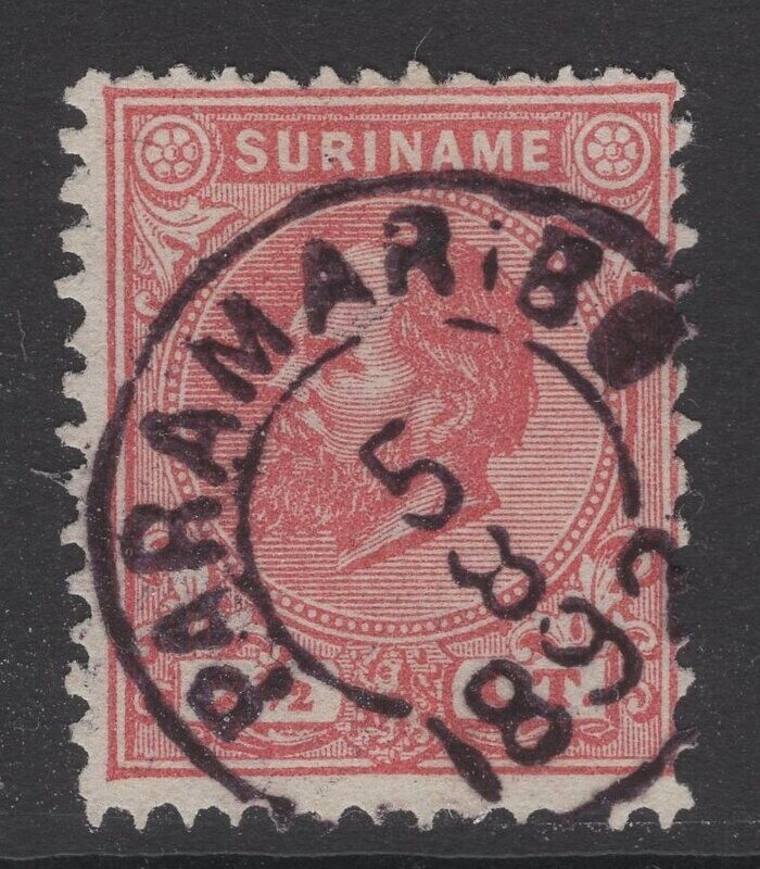Kleinrond Paramaribo op nvph 3