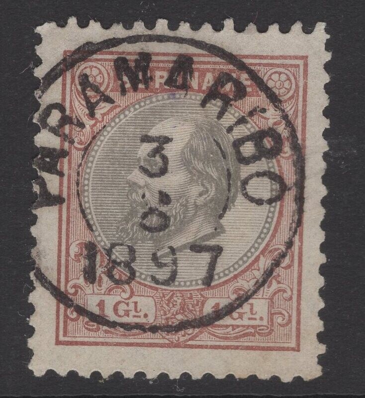 Kleinrond Paramaribo op nvph 14