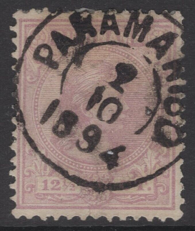 Kleinrond Paramaribo op nvph 24