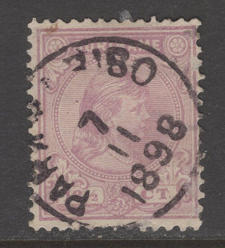 Kleinrond Paramaribo op nvph 24