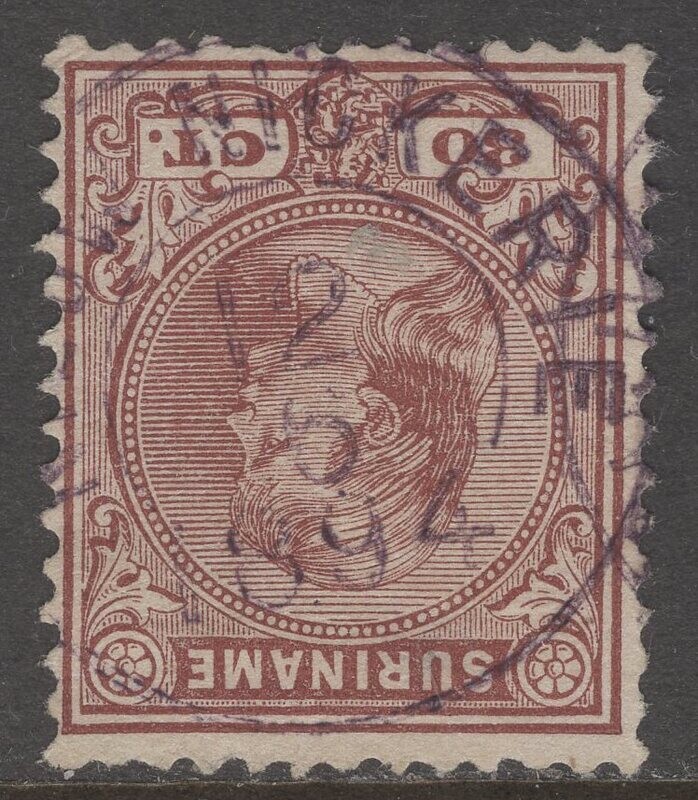 Kleinrond Paramaribo op nvph 27