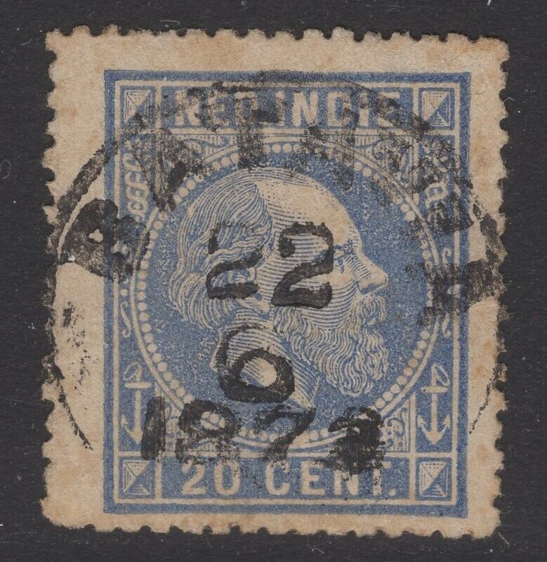 Batavia 22-6-1873 op nvph 12 A