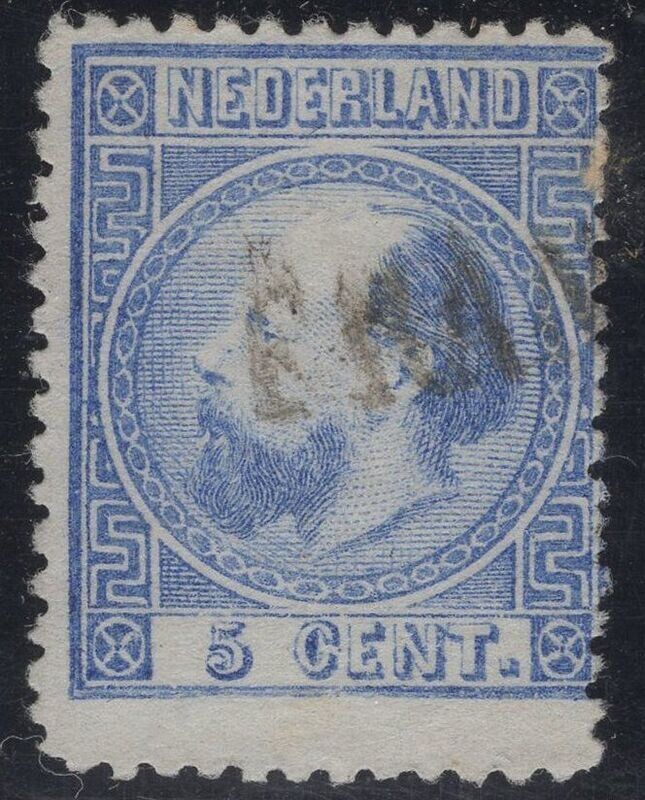 Nvph 7 II D; Franco zonder omlijsting
