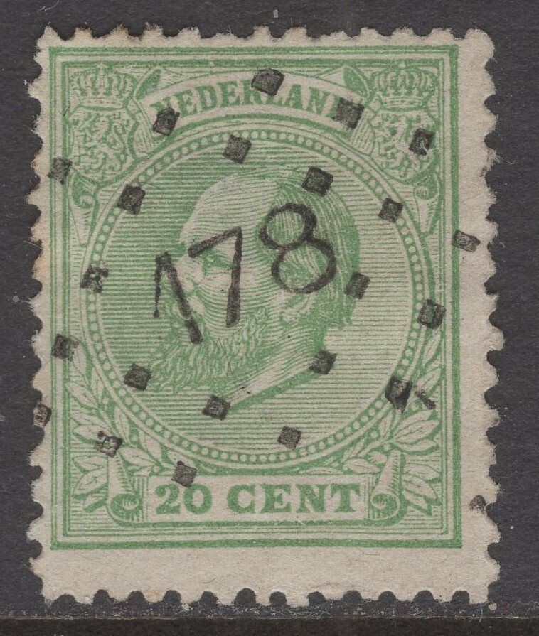 178 (Klundert) in zwart op nvph 24