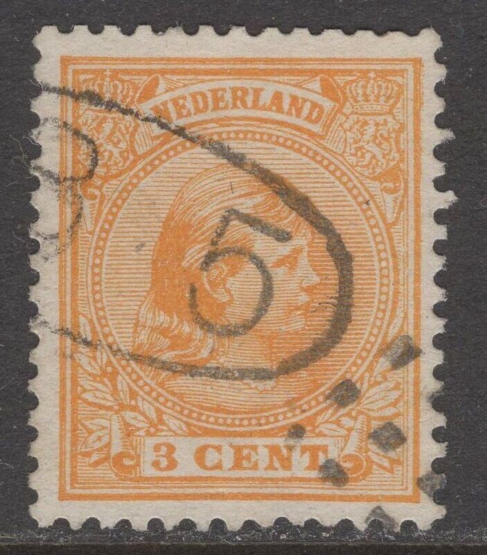 Bestellerstempel B.5 in ovaal op nvph 34