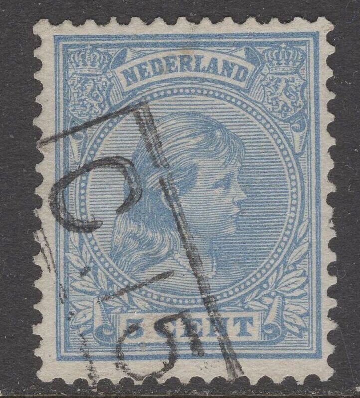 Bestellerstempel C.15 in rechthoek op nvph 35