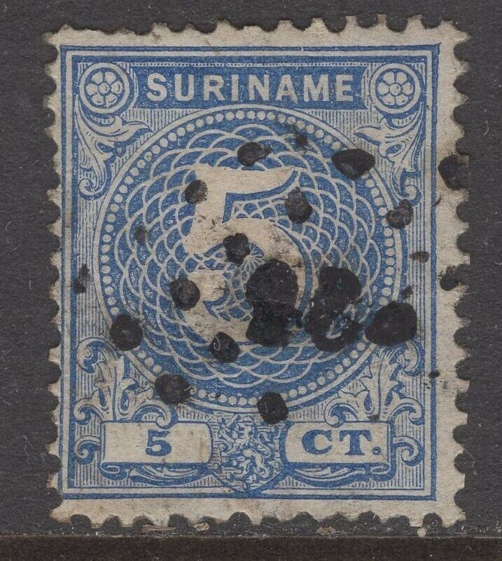 Indisch puntstempel op Yv 21