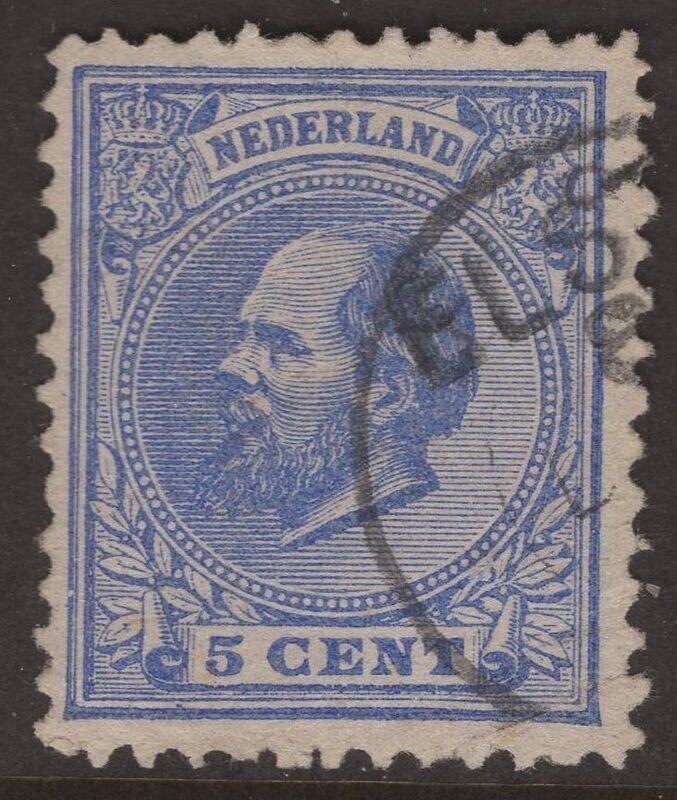 Elst + langstempel op nvph 19