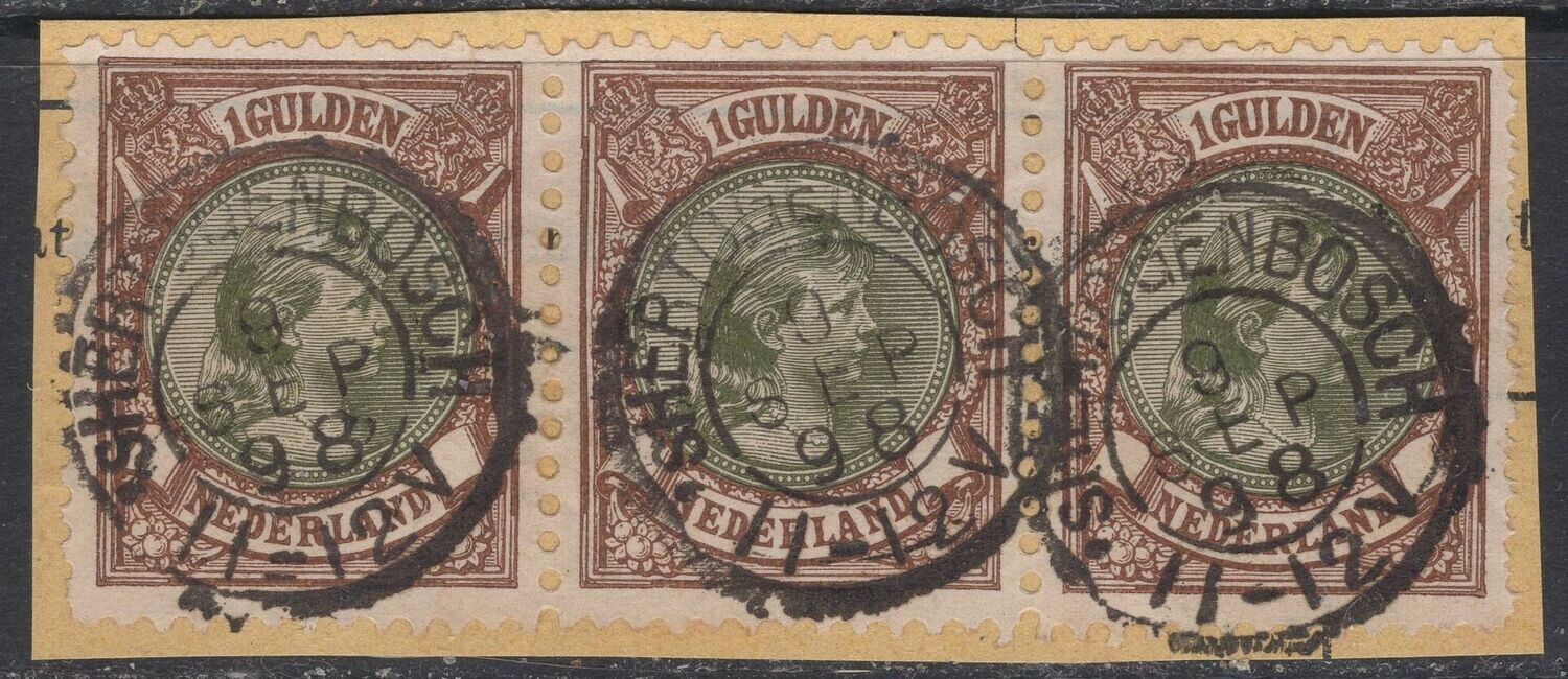 'sHertogenbosch op nvph 46 (3-strip)
