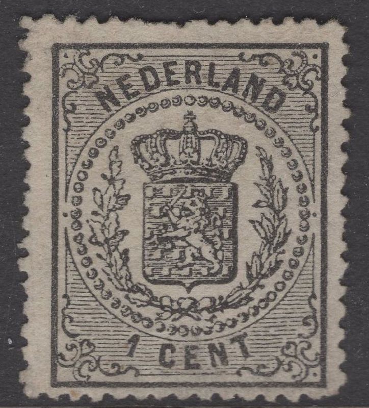 Nvph 14A zonder punt linkeronderhoek