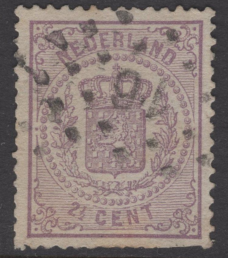 Nvph 18D met puntstempel 16