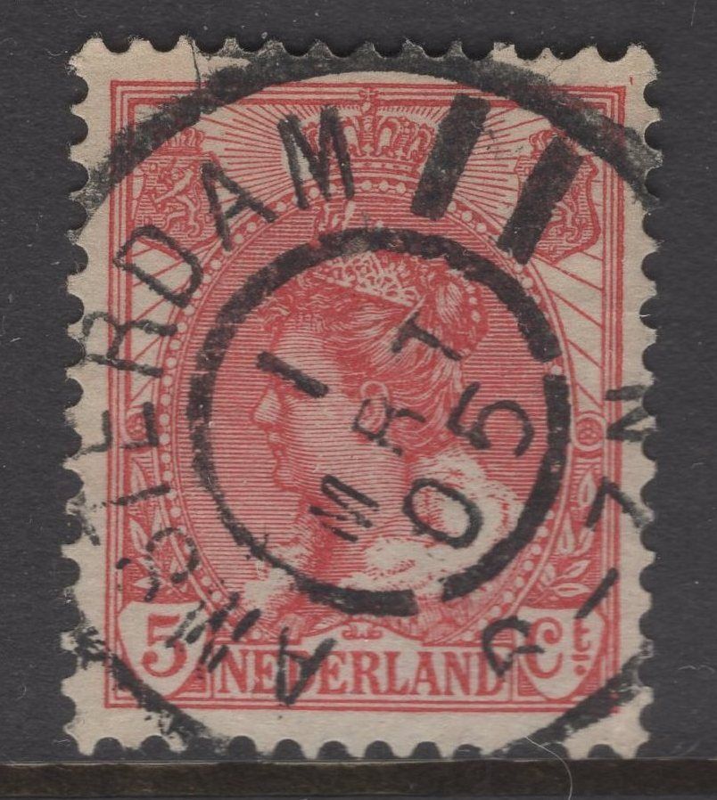 Amsterdam 11 (zonder vlag) op nvph 60