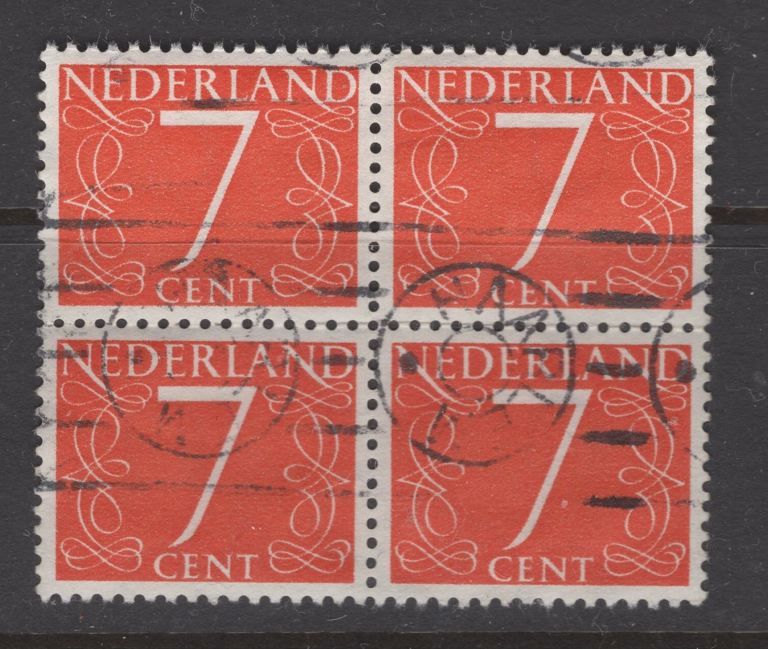 Haarlem zj op nvph 467 in blok van 4