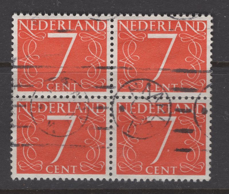 Haarlem zj op nvph 467 in blok van 4