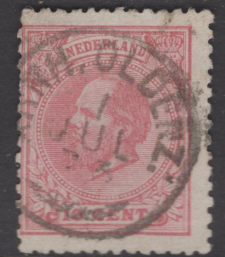 Nvph 21 D met takjestempel Arnh.Oldenz: