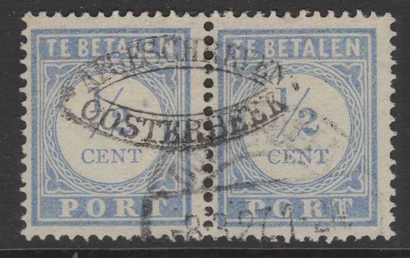 Afgeschreven OOSTERBEEK in ovaal op nvph P44