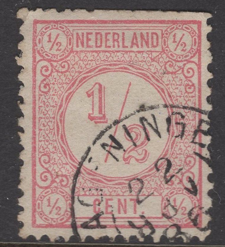 Wageningen met kopstaande maand APR op nvph 30