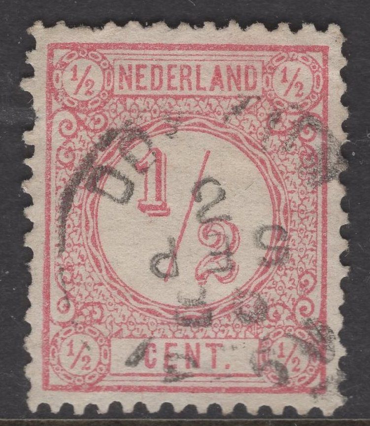 Dokkum met kopstaande maand SEP op nvph 30