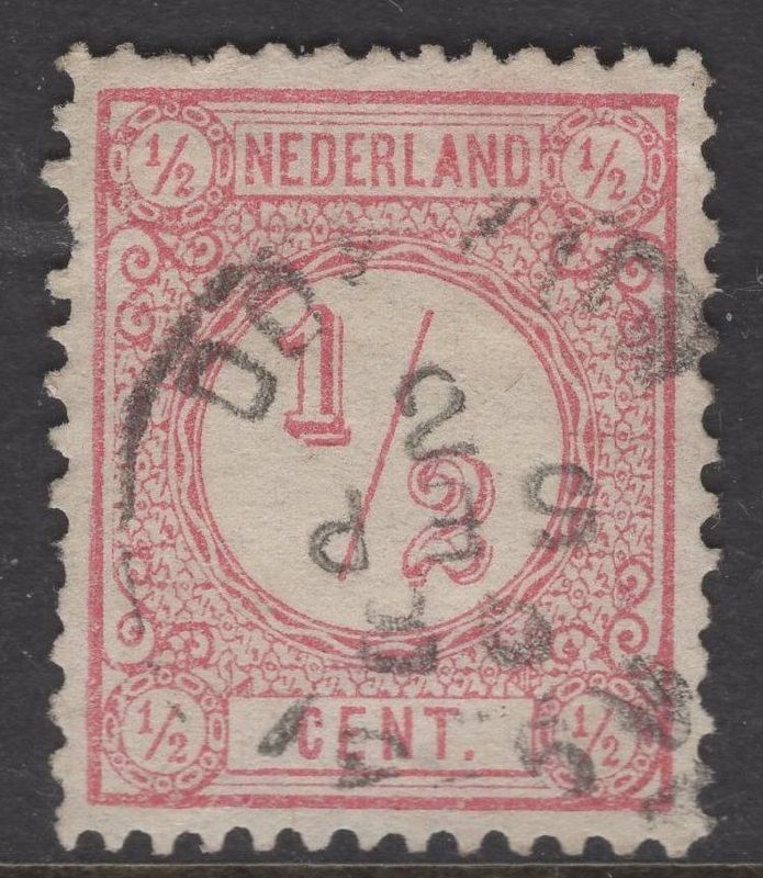 Dokkum met kopstaande maand SEP op nvph 30