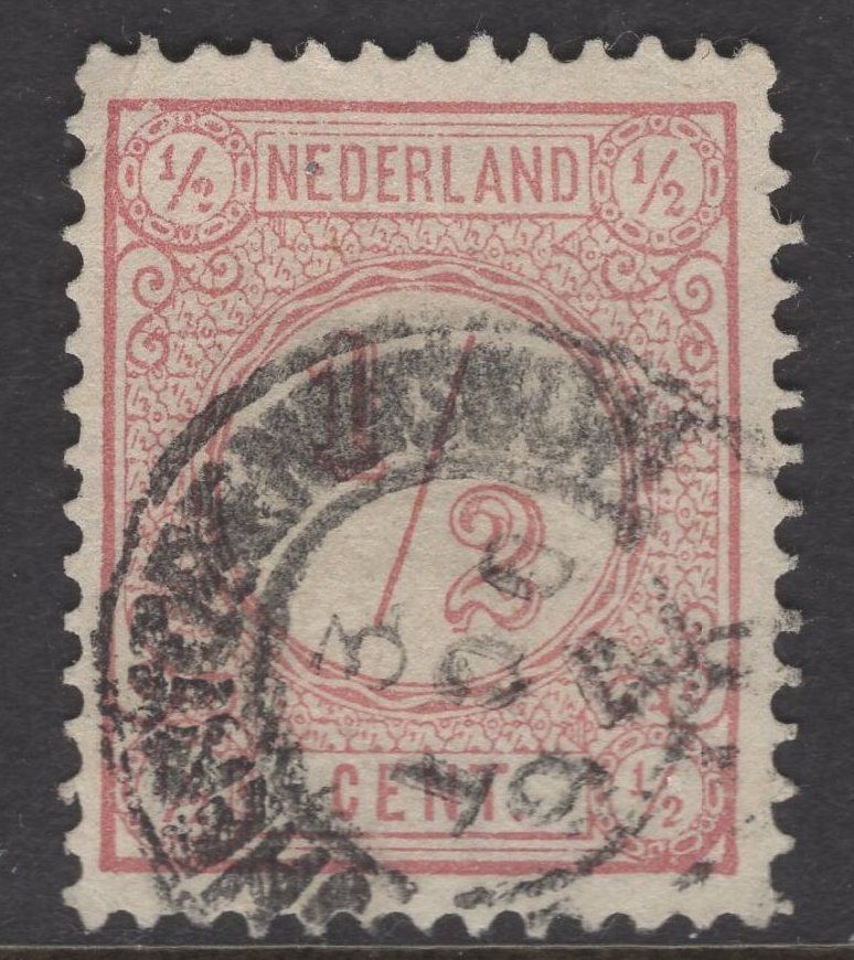 'sHertogenbosch met kopstaande maand OCT op nvph 30a