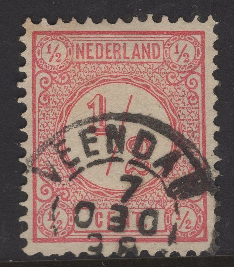 Veendam met kopstaande maand DEC op nvph 30b
