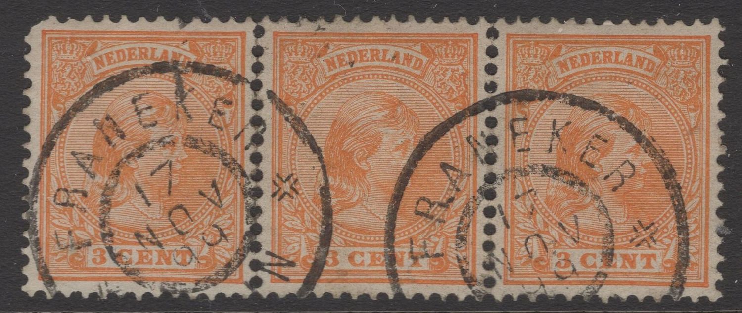 Franeker op nvph 34 in 3-strip