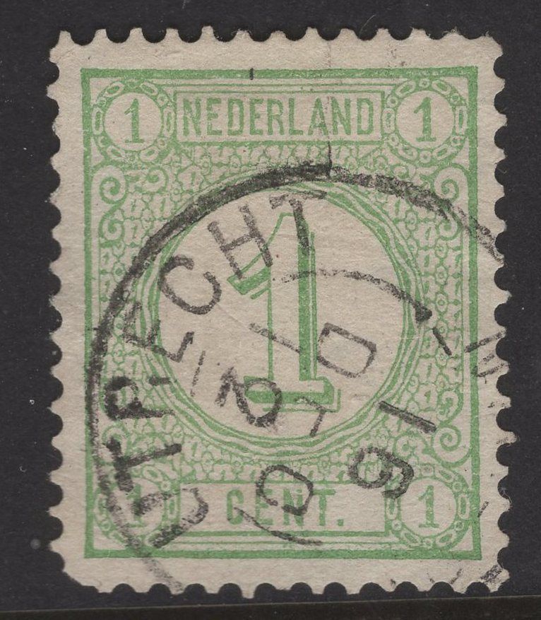 Utrecht met kopstaande maand DEC op nvph 31 F