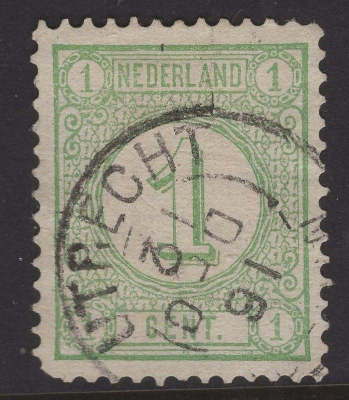 Utrecht met kopstaande maand DEC op nvph 31 F