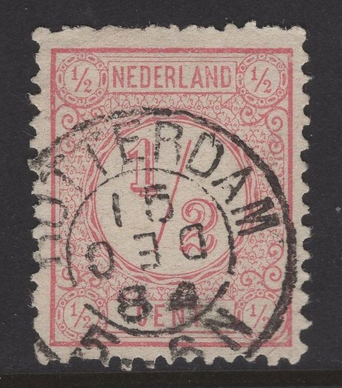 Rotterdam met kopstaande maand DEC op nvph 30