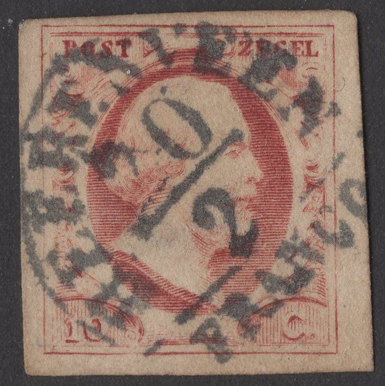 Heerenveen A (in blauw !) op nvph 2 plaat I pos 85