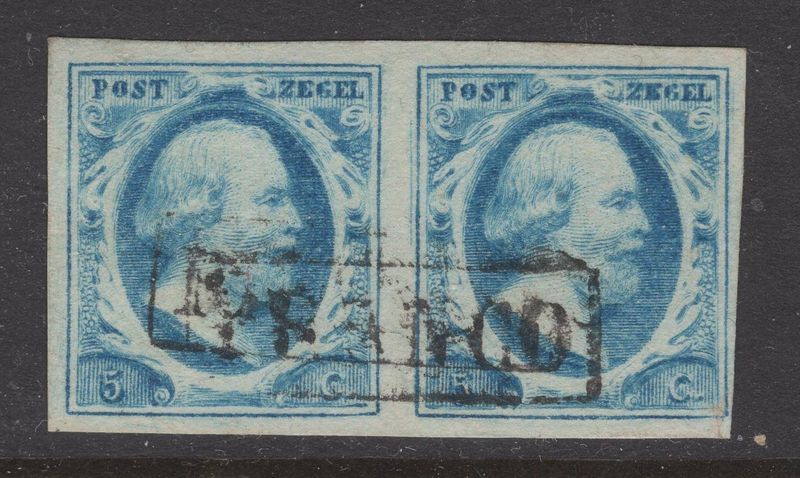 Nvph 1 VI 22-23 met Franco kastje