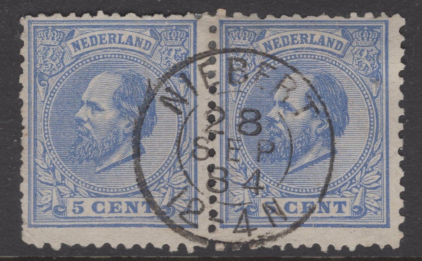 Niebert op nvph 19 in paar