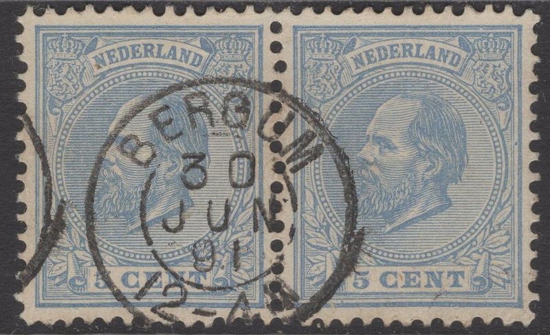 Bergum op nvph 19 in paar