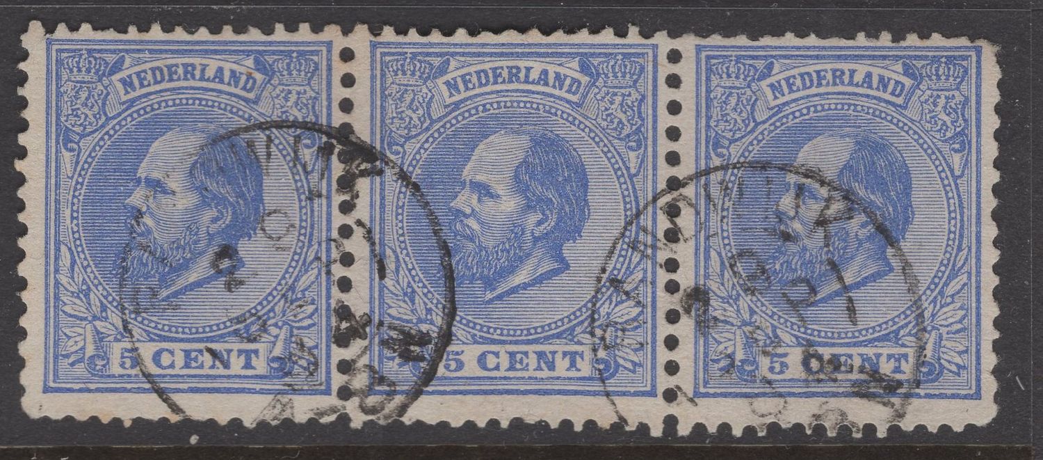 Randwijk op nvph 19 in 3 strip