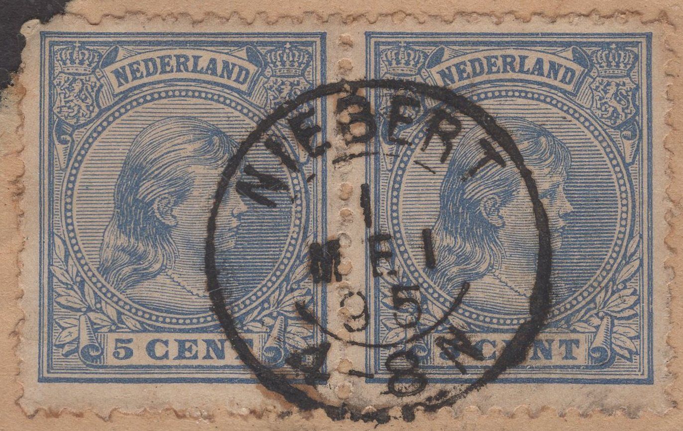 Niebert op nvph 35 in paar