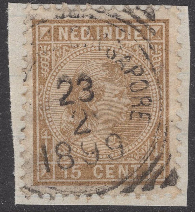 N.I.Postagent Singapore op nvph 25