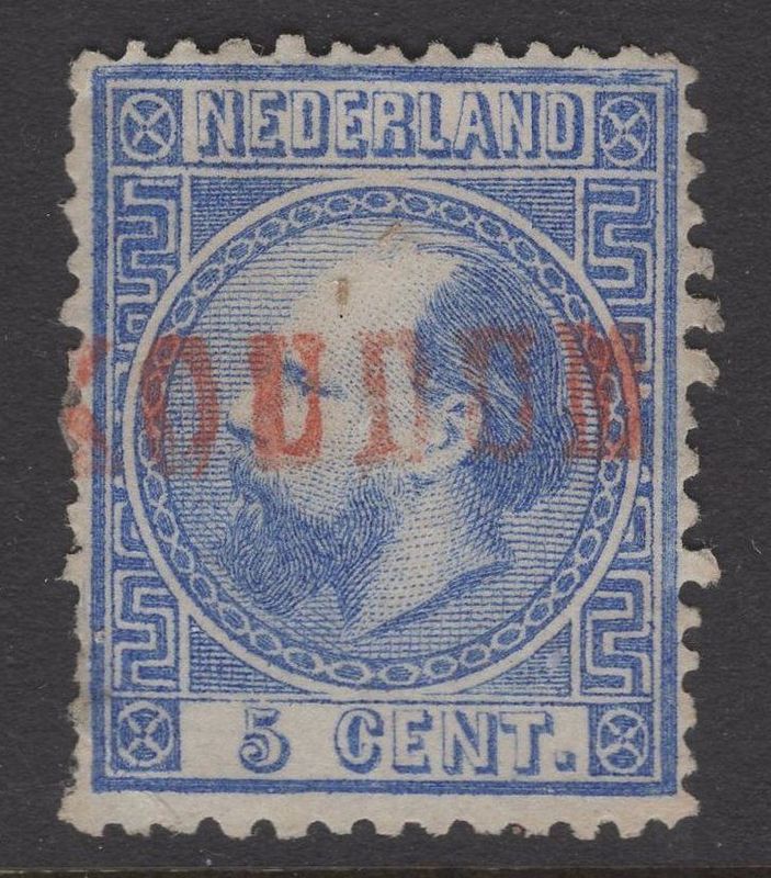 KOUDUM (in rood) op nvph 7  II C