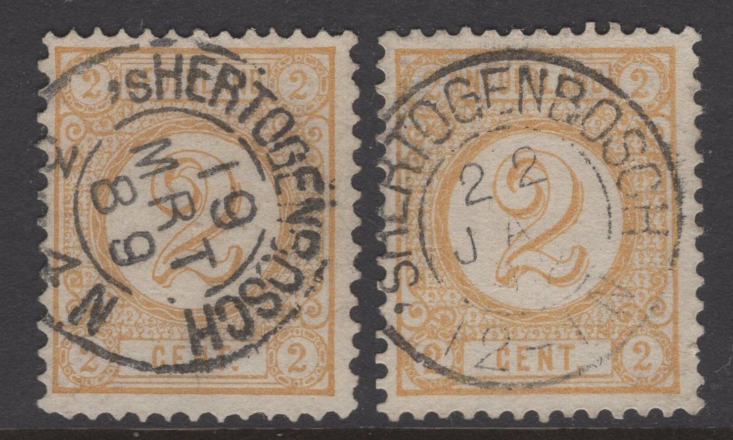 's en 'S Hertogenbosch op nvph 32 F