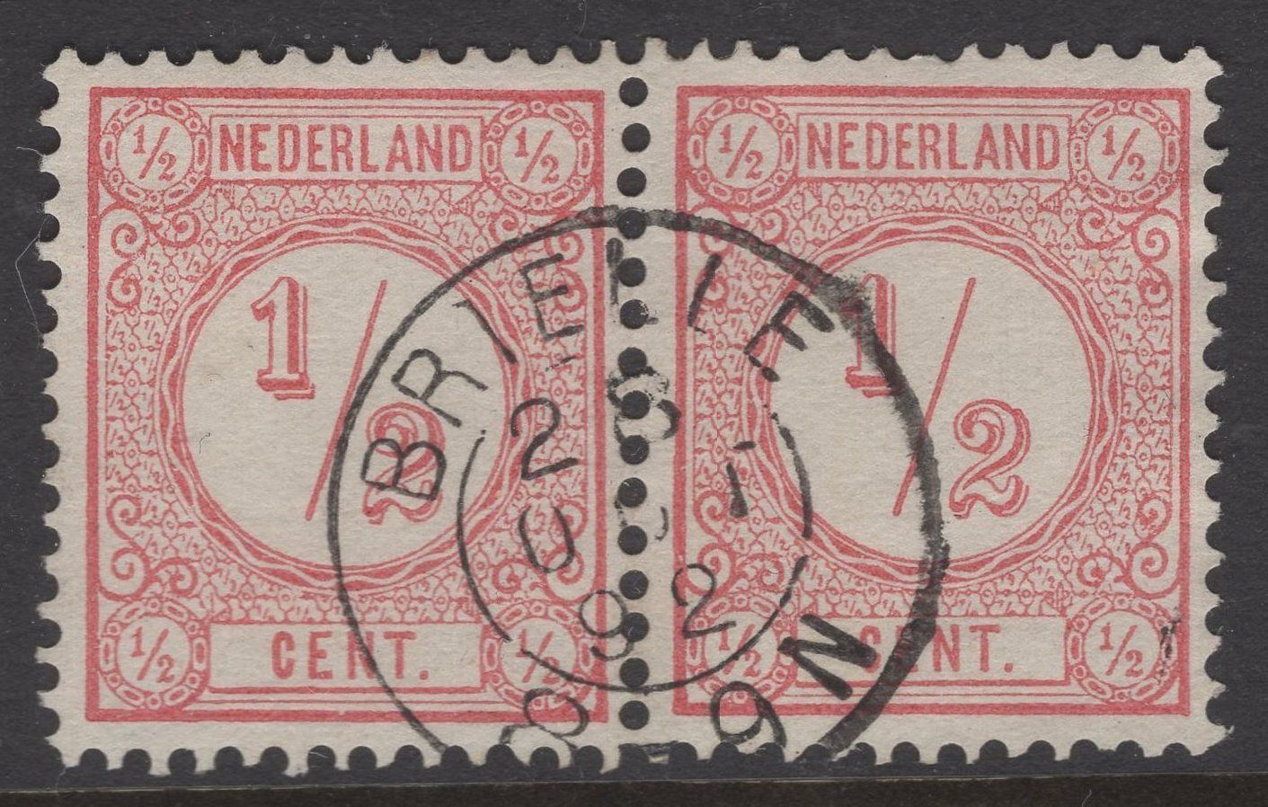 Brielle op nvph 30 F II in paar